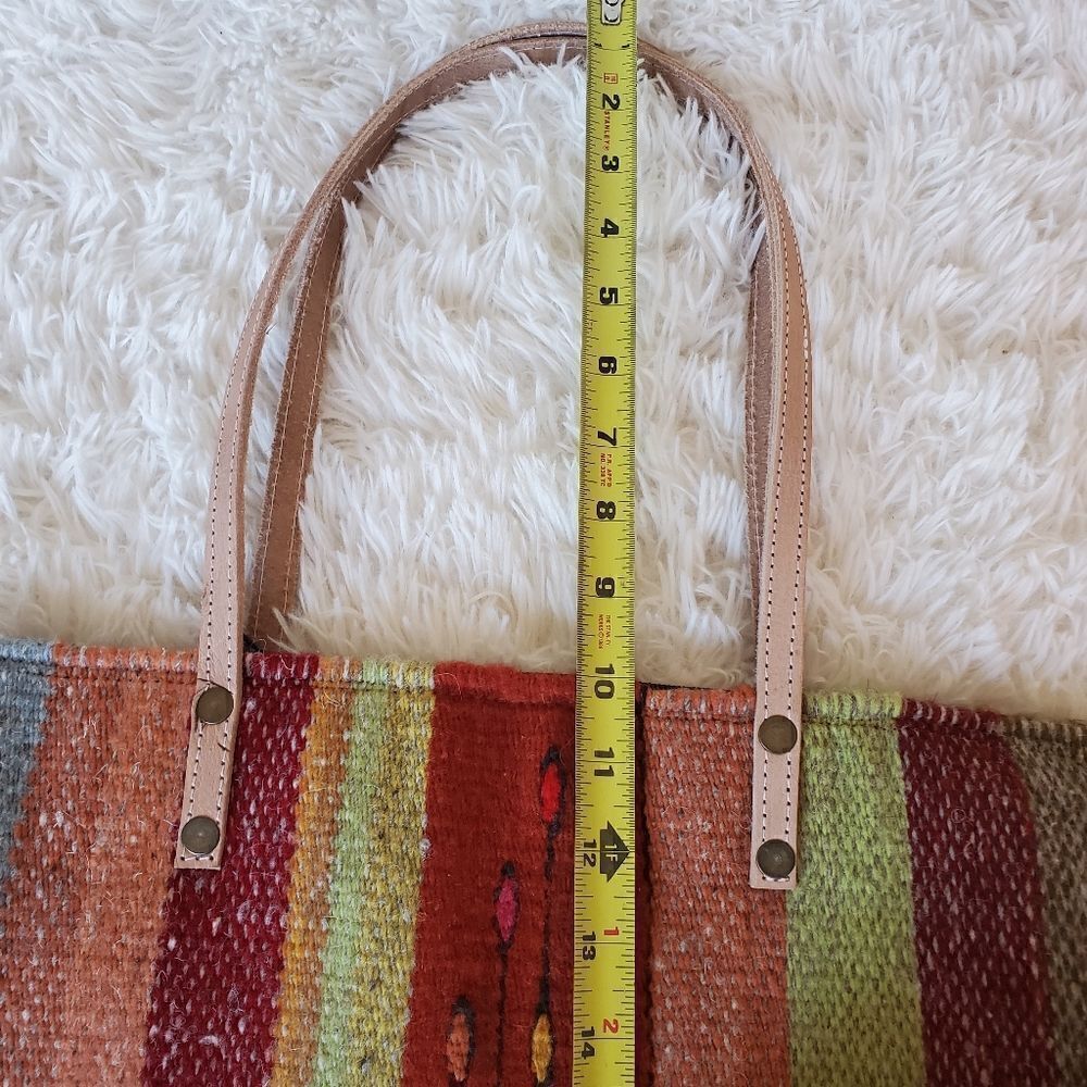 Hand Made Wool Tote Bag - Picture 8 of 9